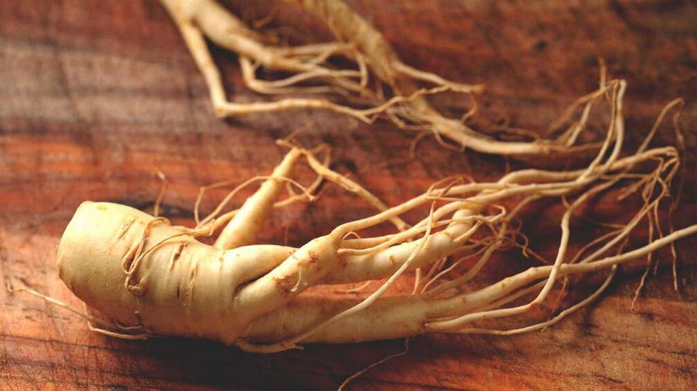 rădăcină de ginseng pentru a crește potența